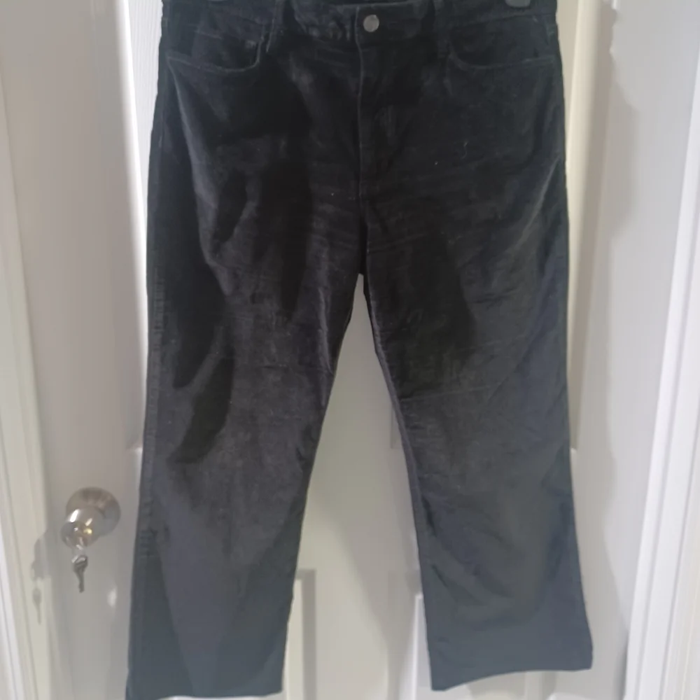 Joe's Jeans Velveteen Black Straight Leg Jeans - Picture 7 of 10